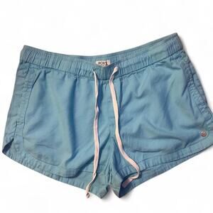 Vintage y2k Roxy blue shorts large womens athletic Women's